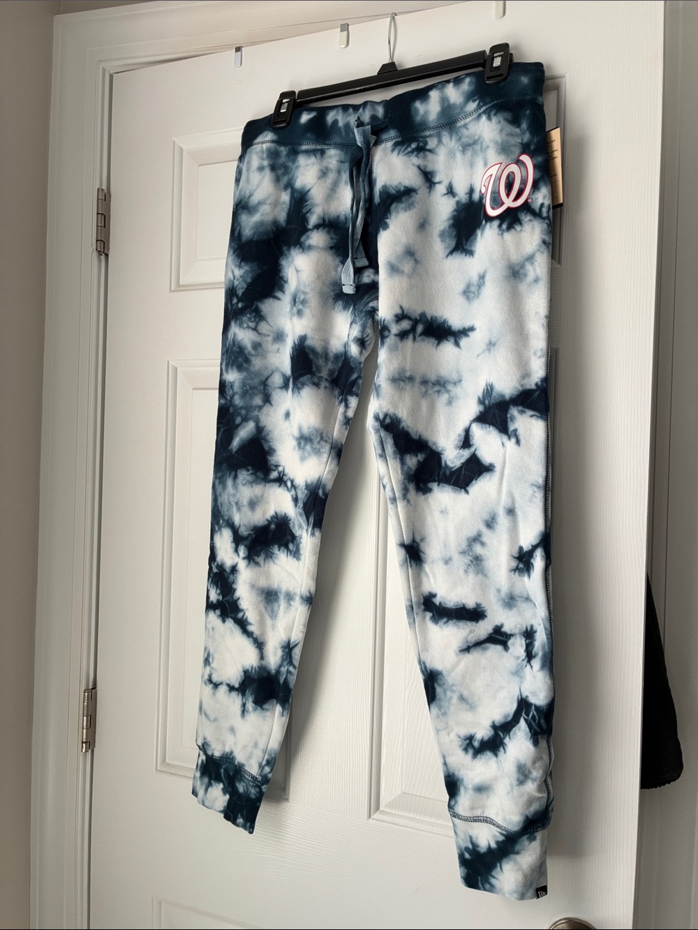 Washington Nationals New Era Women's Tie-Dye Jogger Pants - Navy